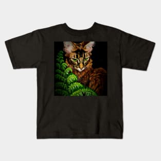 fern cat 1 Kids T-Shirt